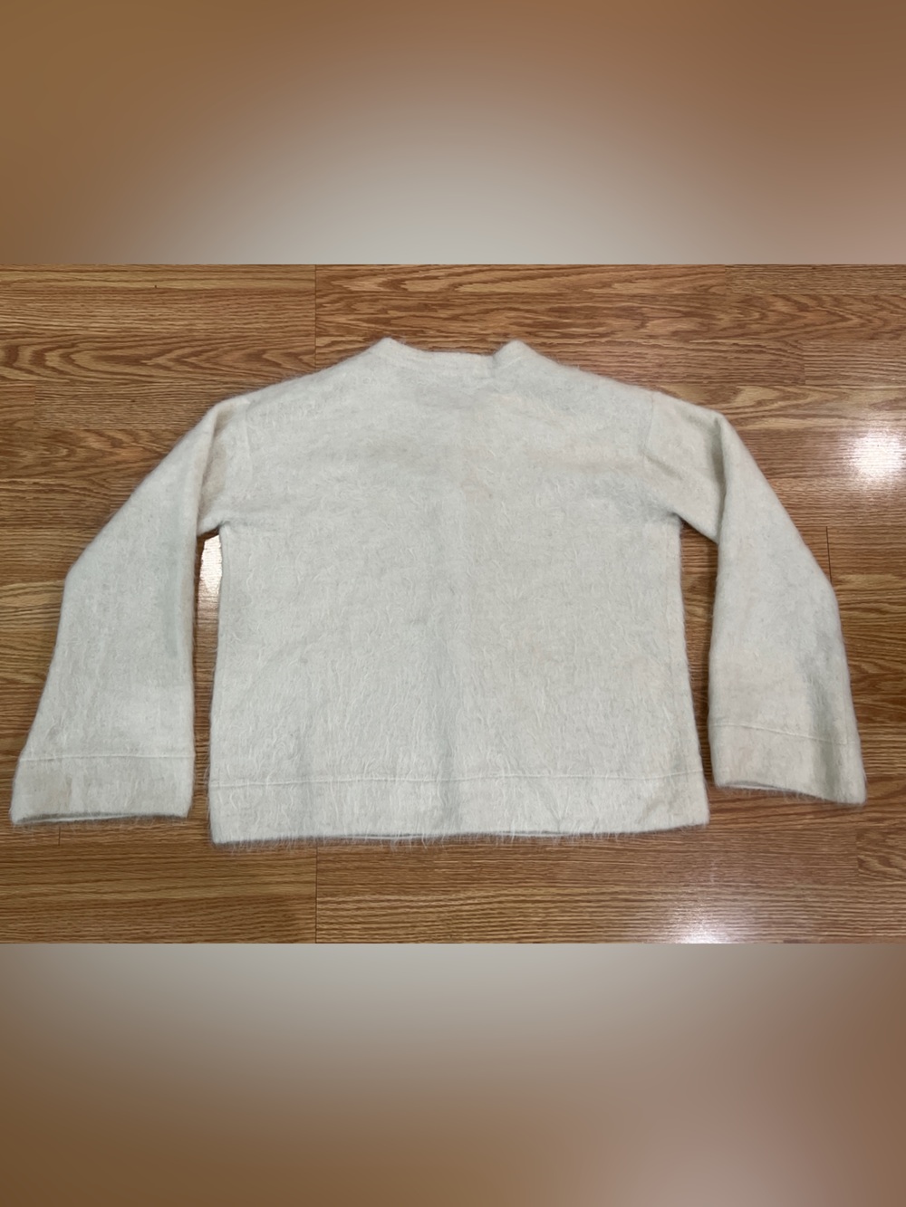 Jil Sander Ivory Fuzzy Button Cardigan Women’s EU 40 - Picture 4 of 4